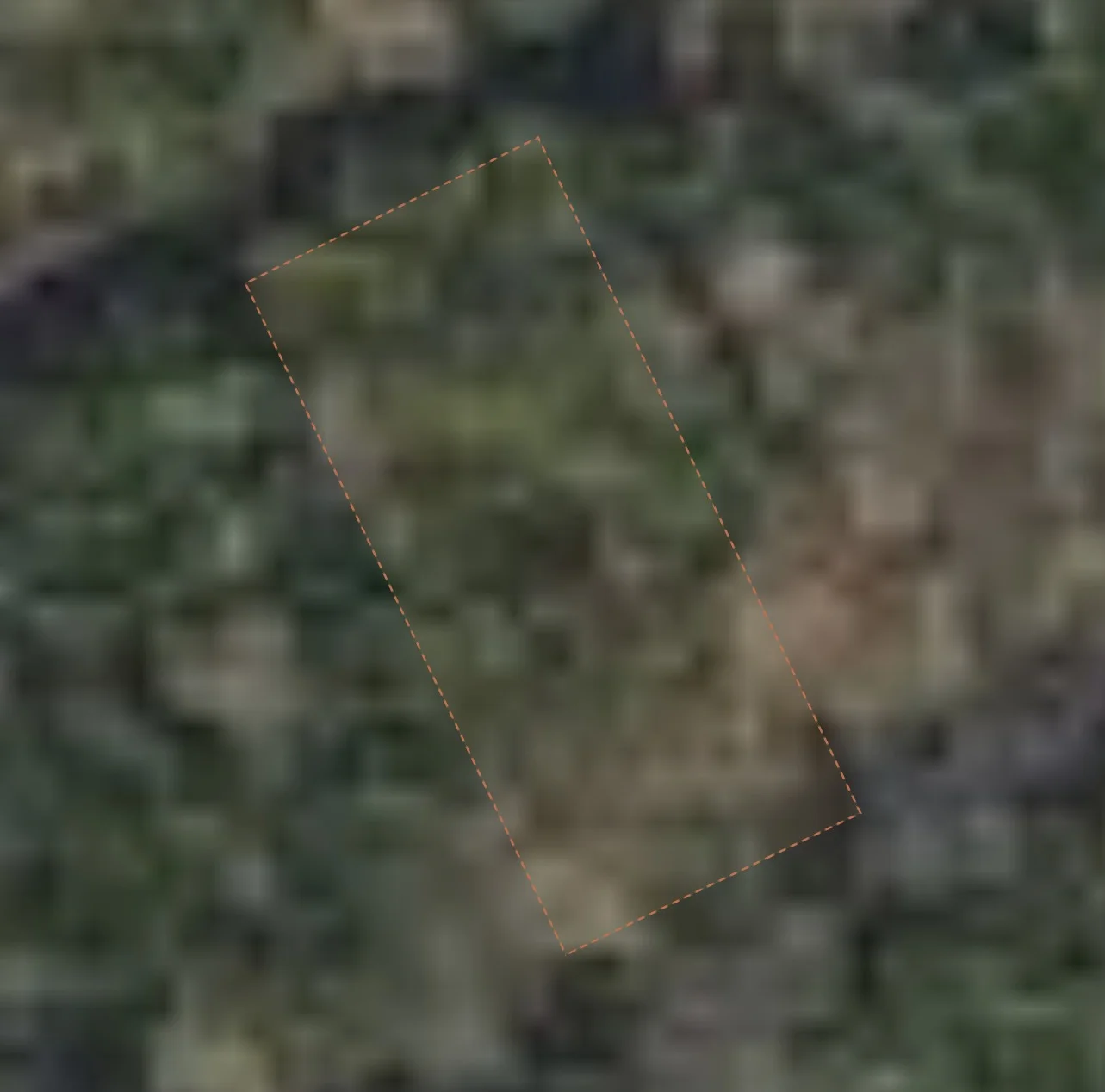 Aerial view of sample parcel